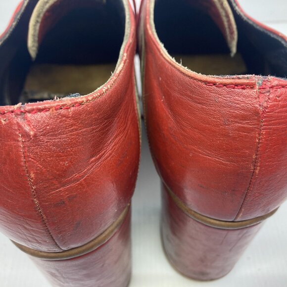 RARE 1970 iconic Kiss chunky platform 4" disco mens boots shoes sz 9 - Picture 12 of 12